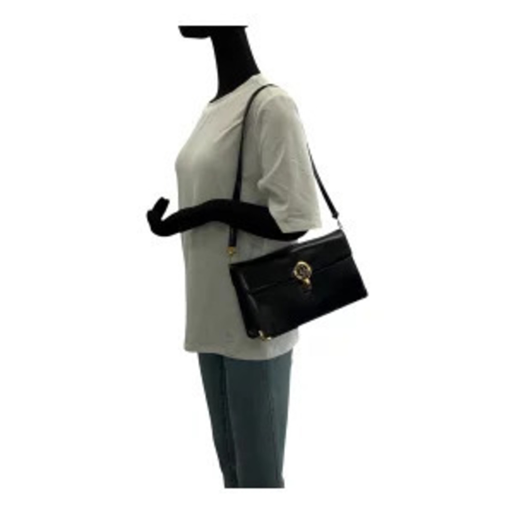 Christian Dior Black Leather Shoulder Bag Pouch - Picture 7 of 9